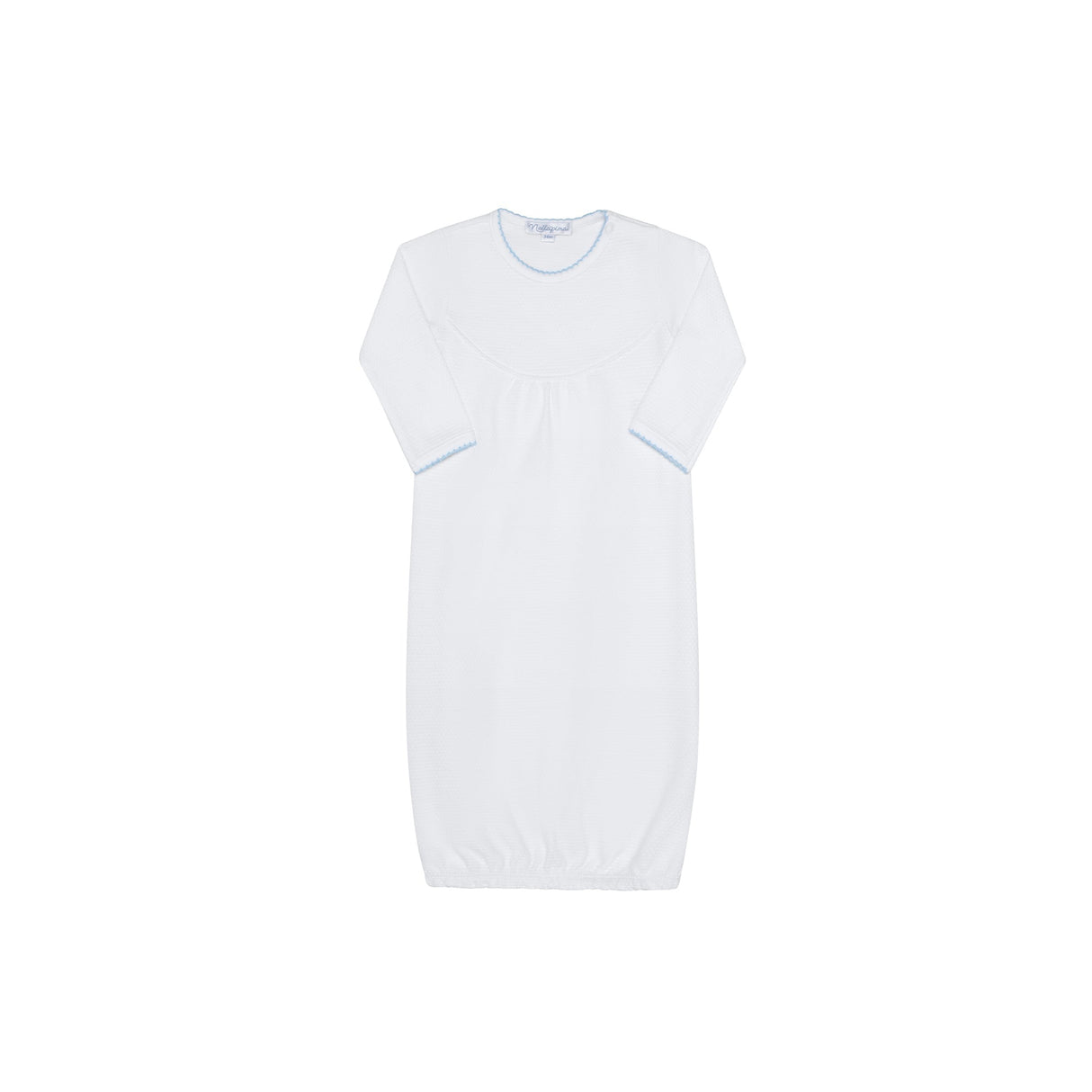 White Bubble Baby Gown - HoneyBug