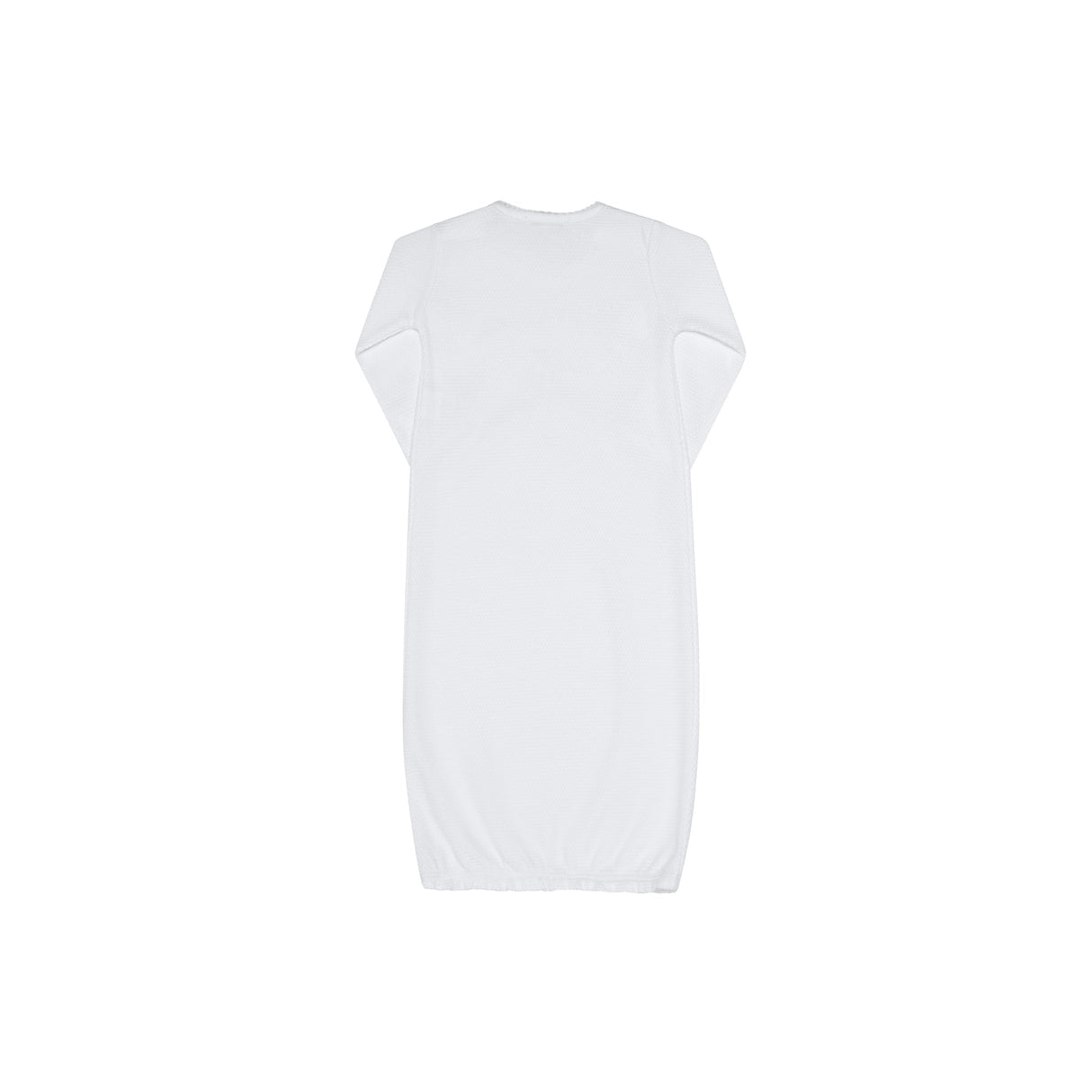 White Bubble Baby Gown - HoneyBug