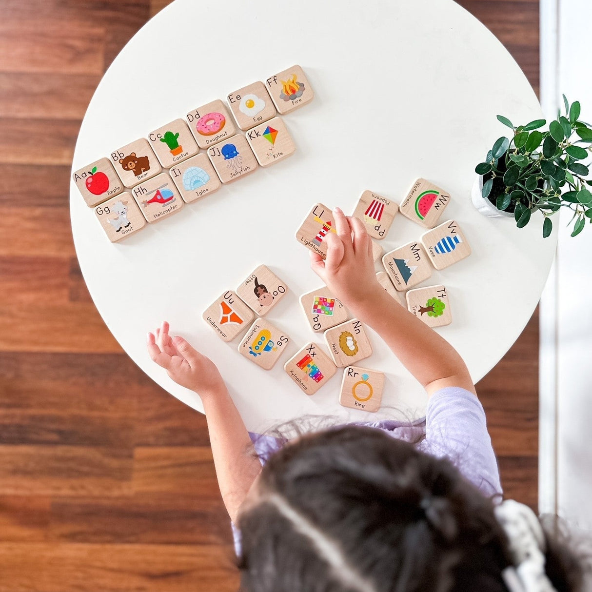 ABC Learning Tiles - HoneyBug