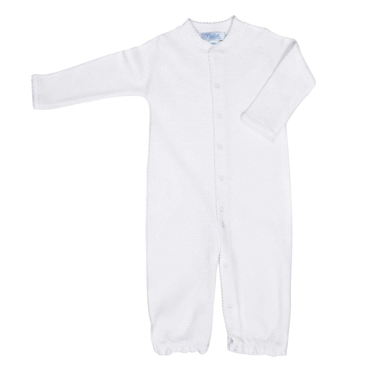 White Bubble Baby Converter Gown - HoneyBug
