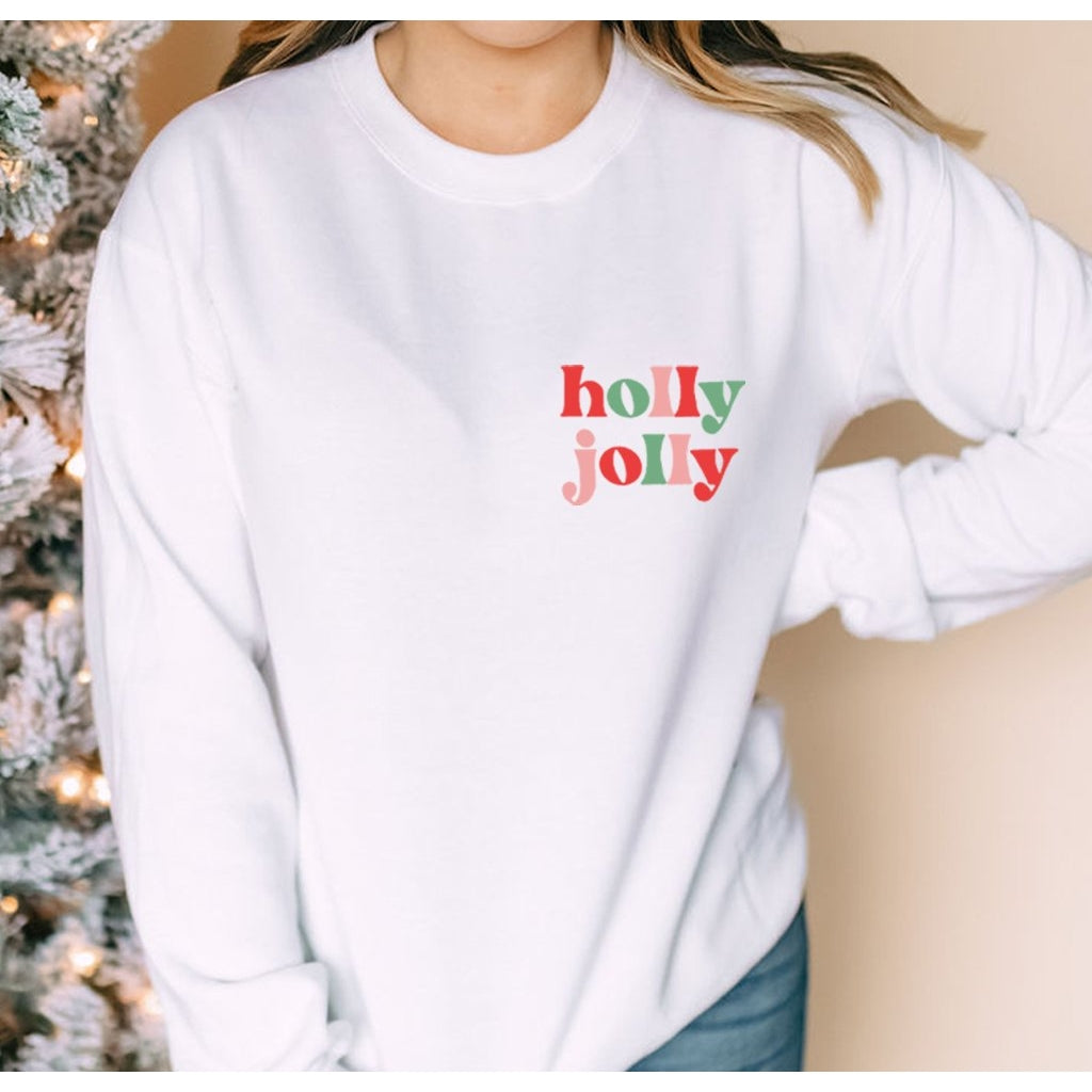 Holly Jolly Crewneck Sweatshirt - HoneyBug