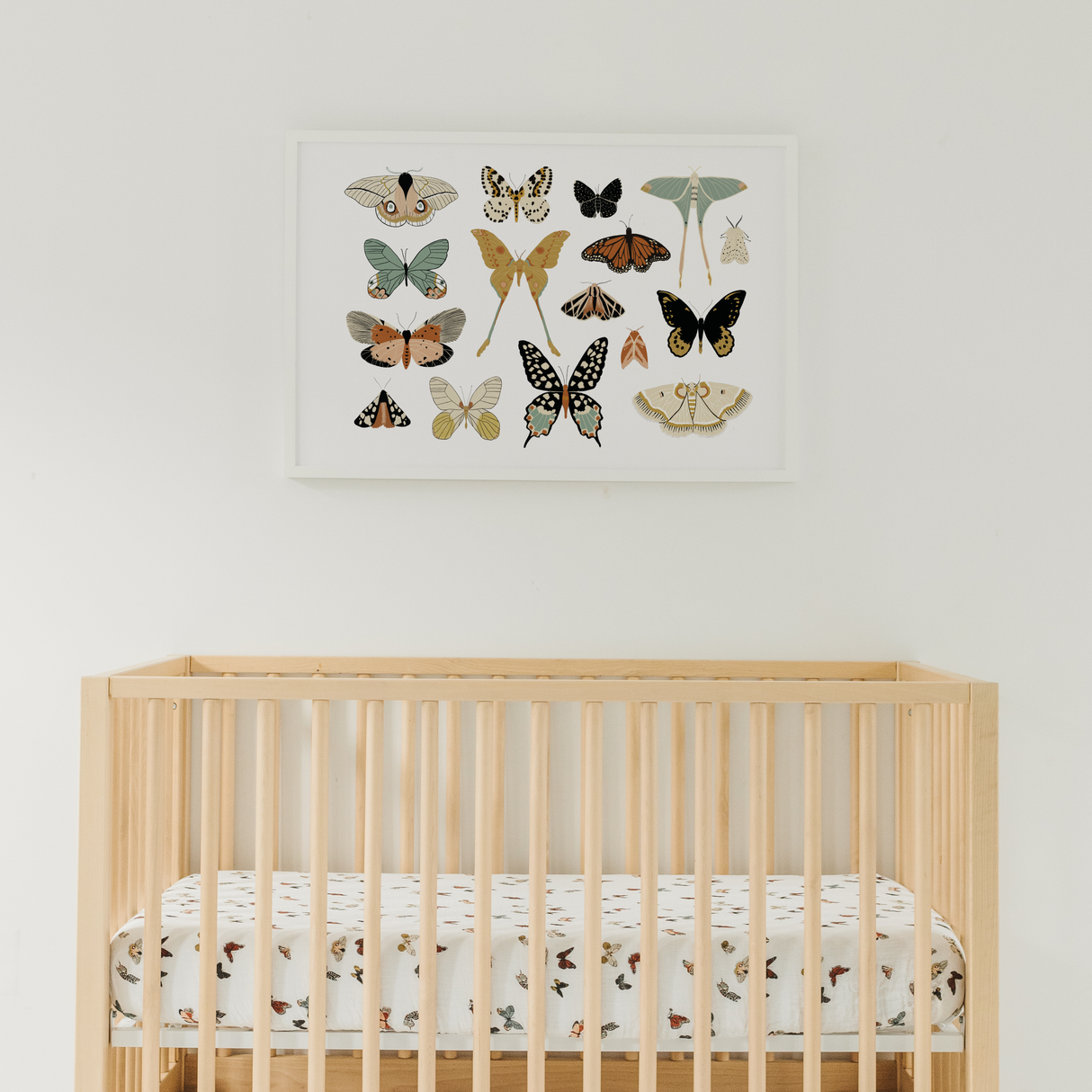 Butterfly Migration Crib Sheet - HoneyBug