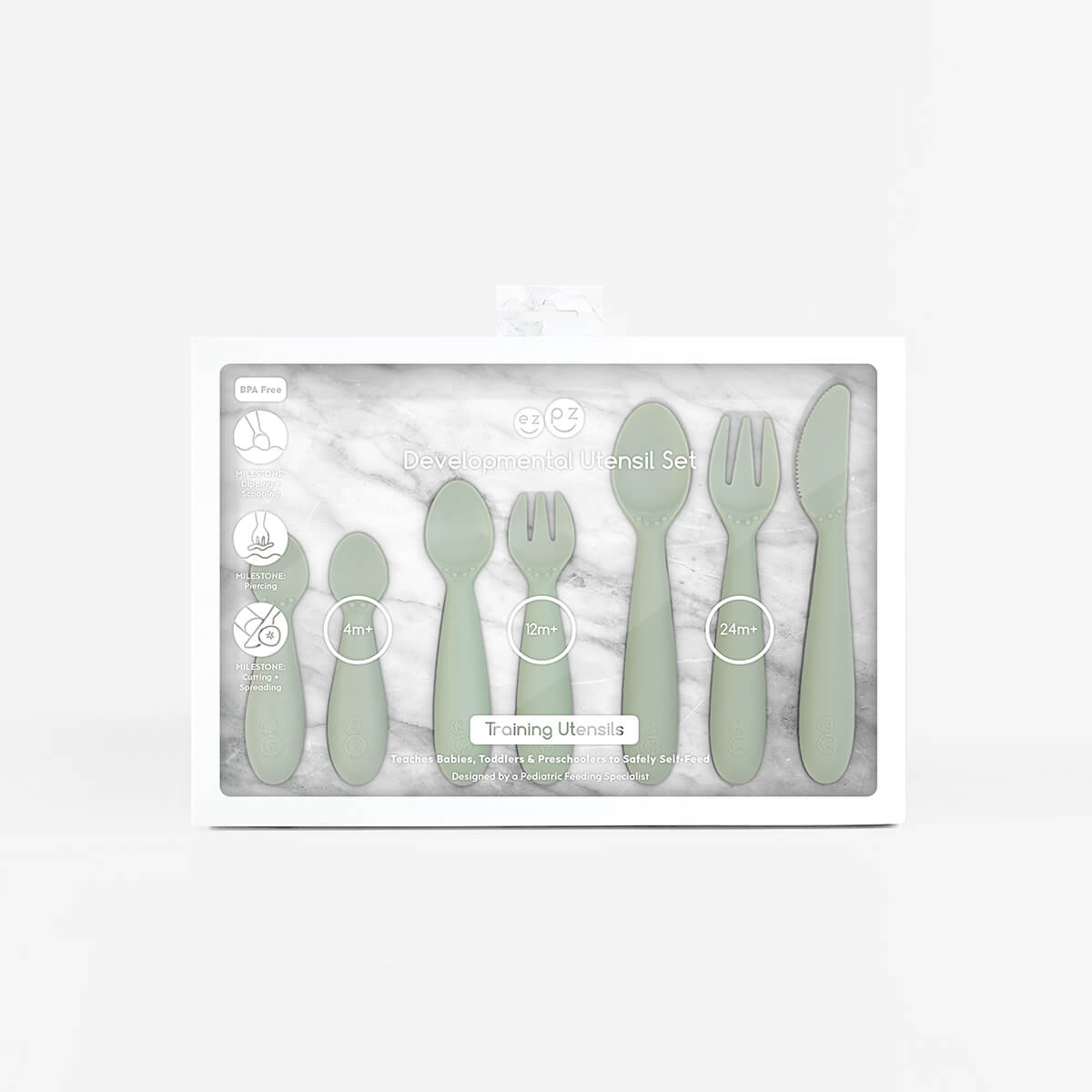 Developmental Utensil Set - HoneyBug
