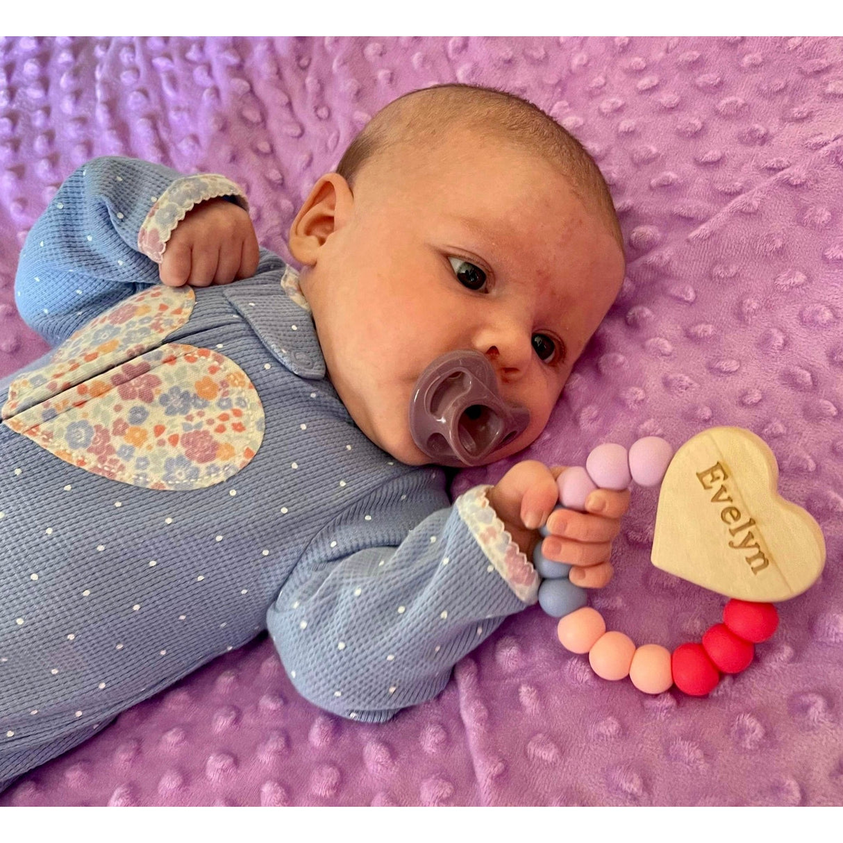 Heart Charm Teether - HoneyBug