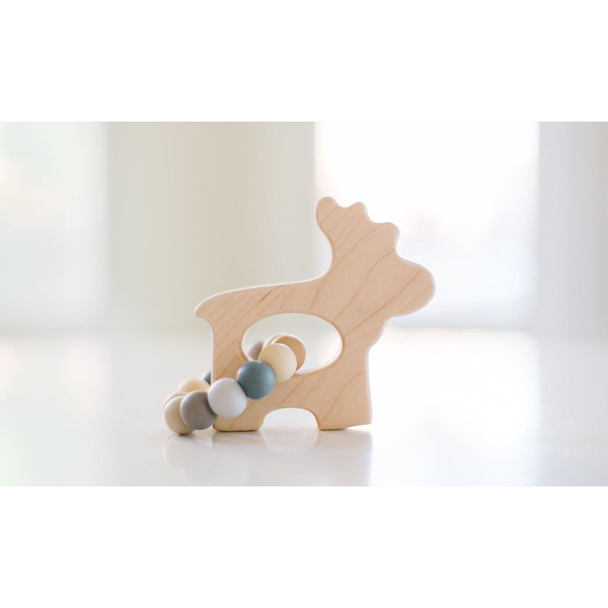 Moose Wooden Grasping Toy - HoneyBug