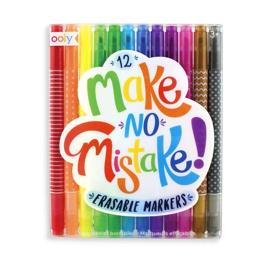 Make No Mistake Erasable Markers Arts + Crafts