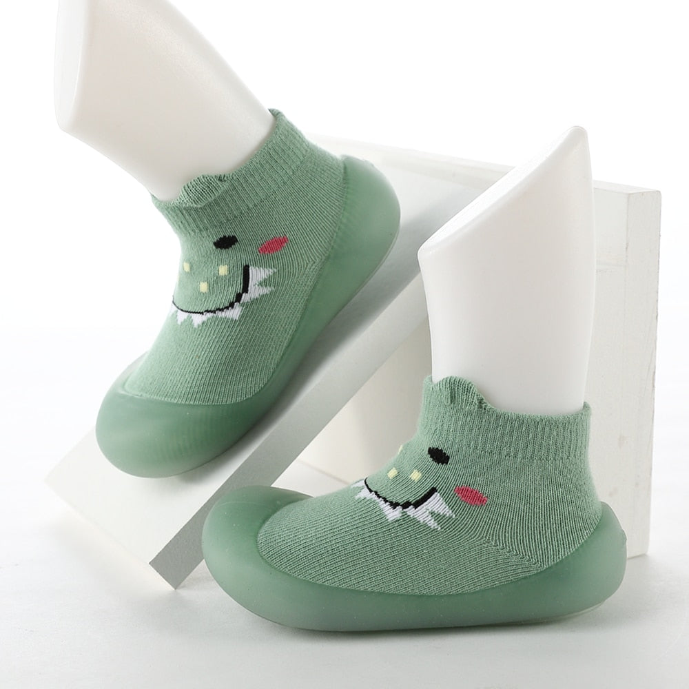 Baby Pet Sock Shoes - Monster Green - HoneyBug
