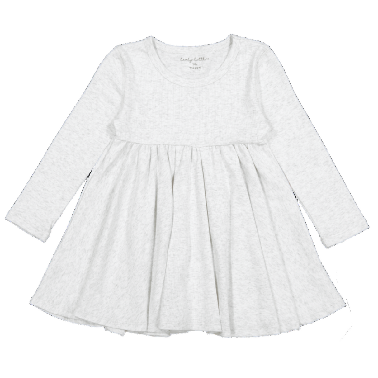 The Long Sleeve Dress - Oatmeal - HoneyBug