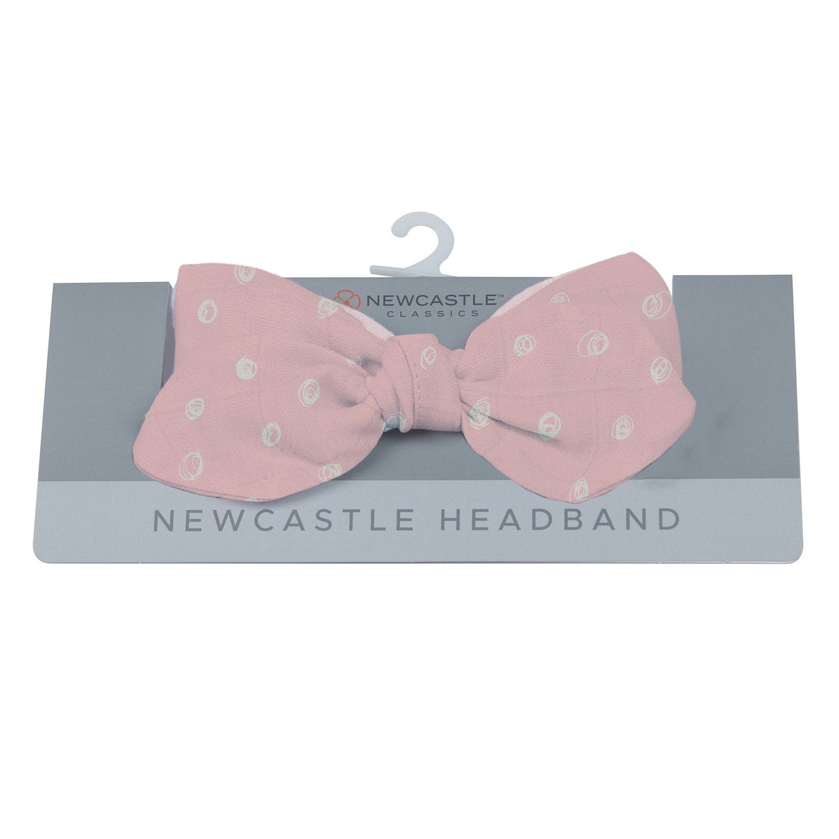 Pink Pearl Polka Dot Newcastle Headband - HoneyBug