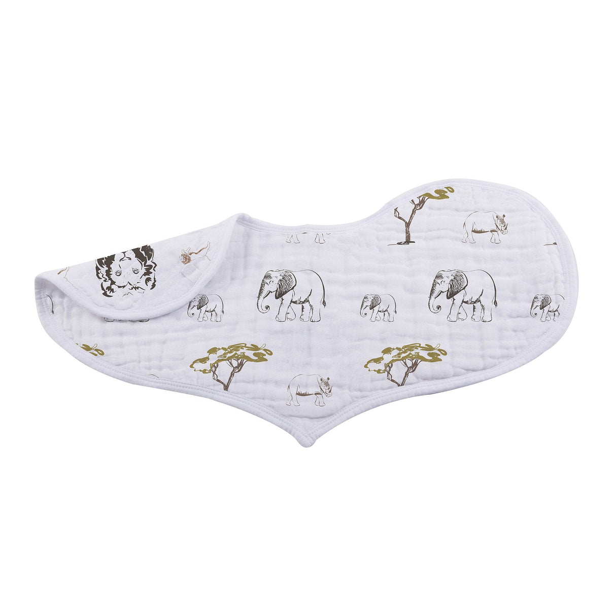On The Savannah Heart Bib 2PK - HoneyBug