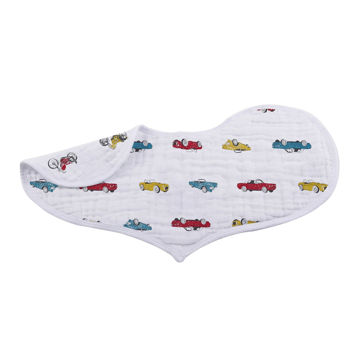 Ultimate Road Trip Bamboo Heart Bib 2PK - HoneyBug
