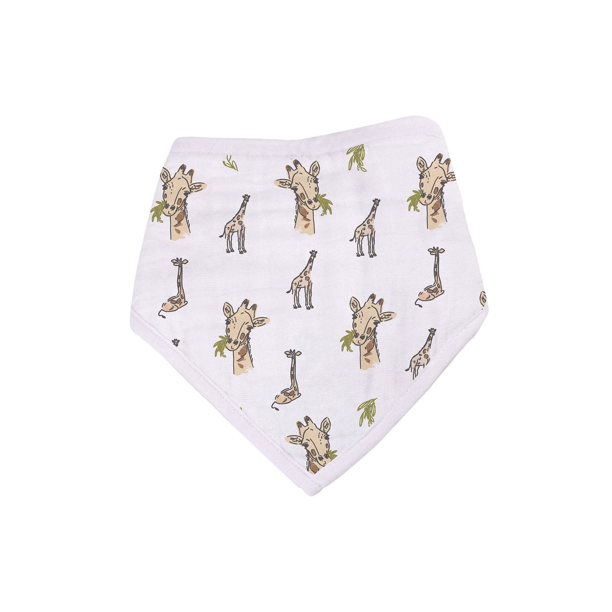 On The Savannah Bamboo Bandana Bibs 4PK - HoneyBug