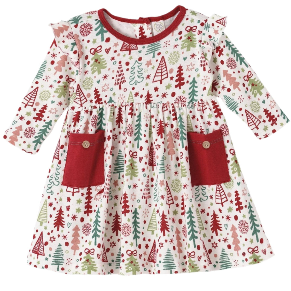 Cozy Christmas Dress - HoneyBug