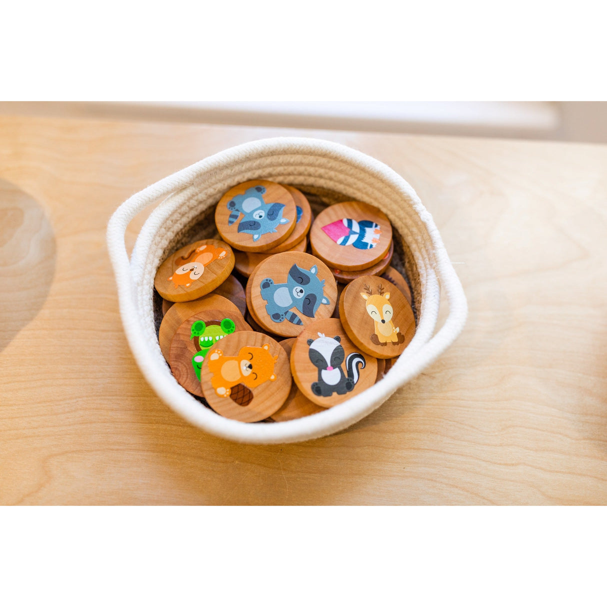 Woodland Matching Tiles - HoneyBug