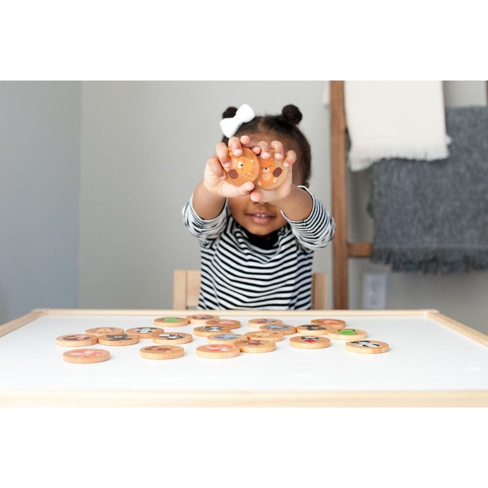 Woodland Matching Tiles - HoneyBug