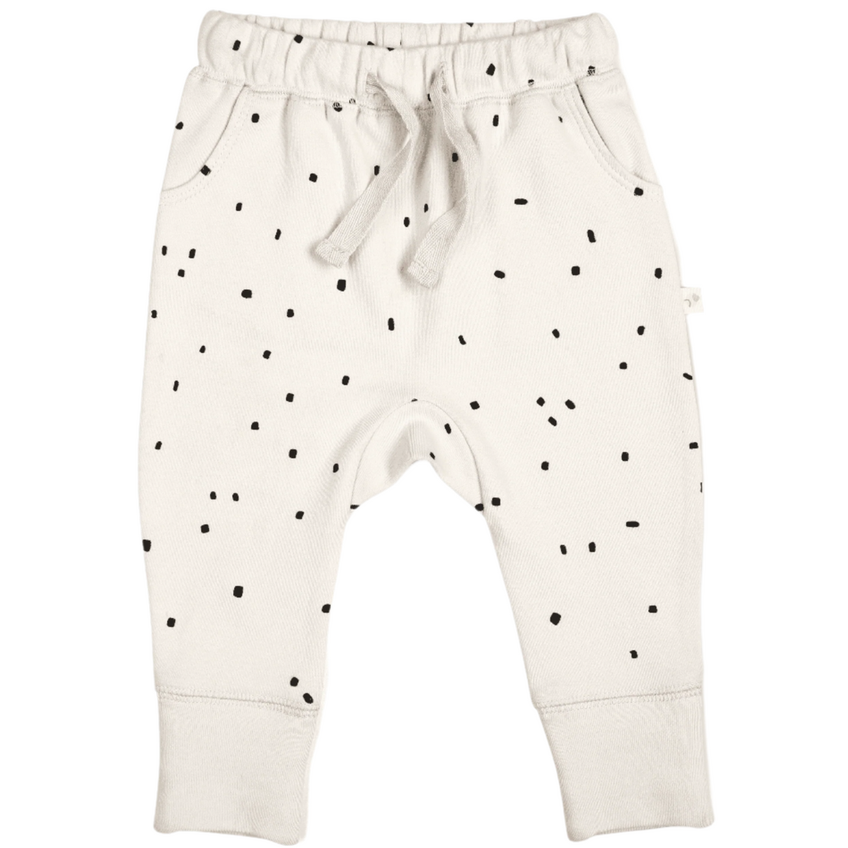 Organic Baby Toddler Harem Pants - Pixie Dots - HoneyBug 
