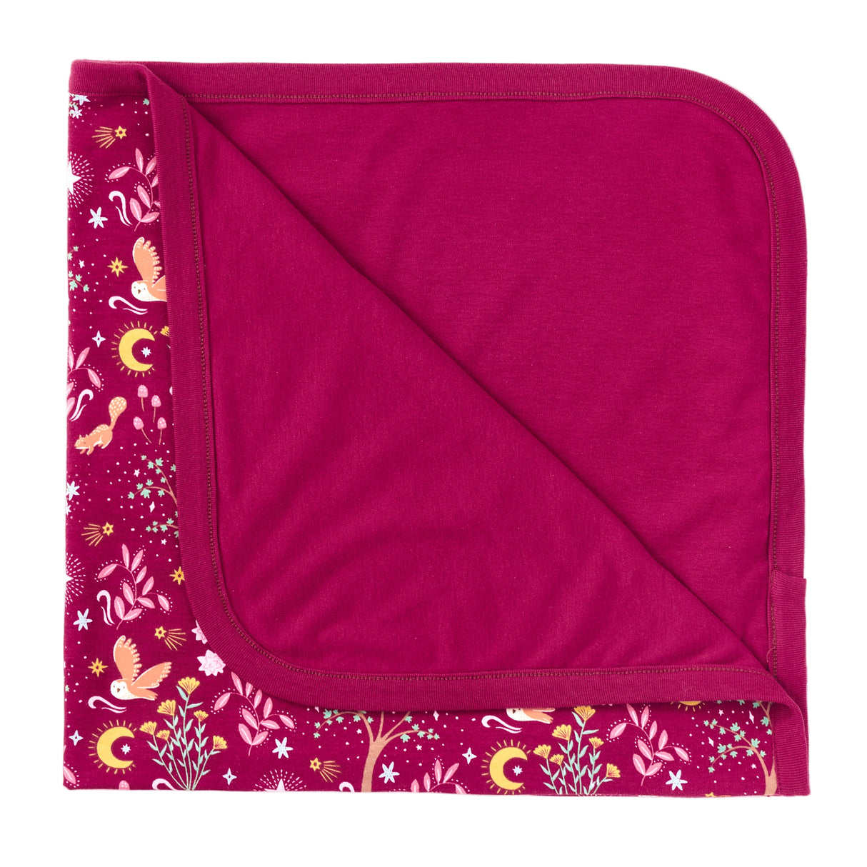 Bamboo Blend 2-ply Receiving Blanket - Woodland Dreams