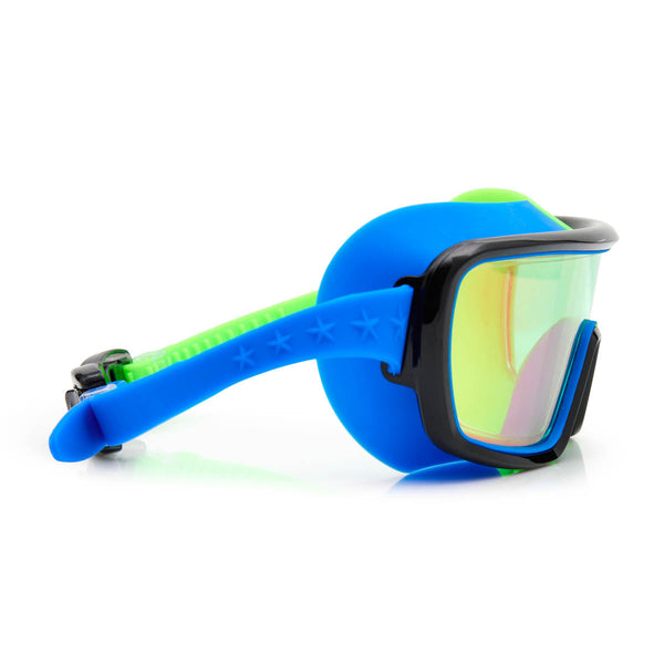 Cyborg Cyan Prismatic Swim Goggles by Bling2o - HoneyBug 
