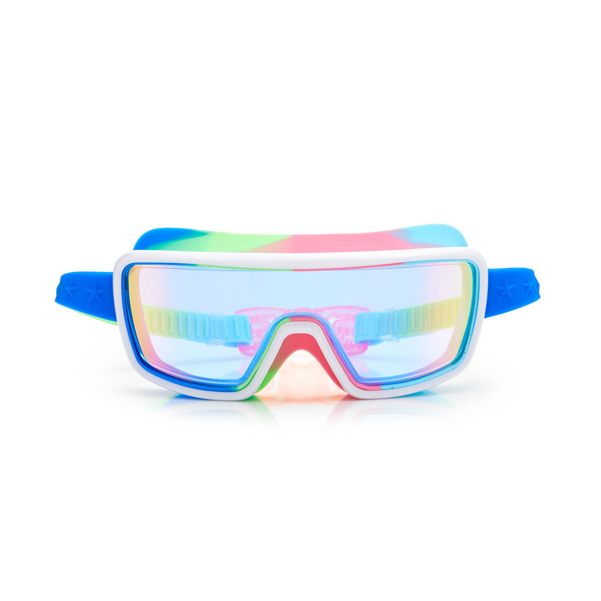 Gadget Green Prismatic Swim Goggles by Bling2o - HoneyBug 