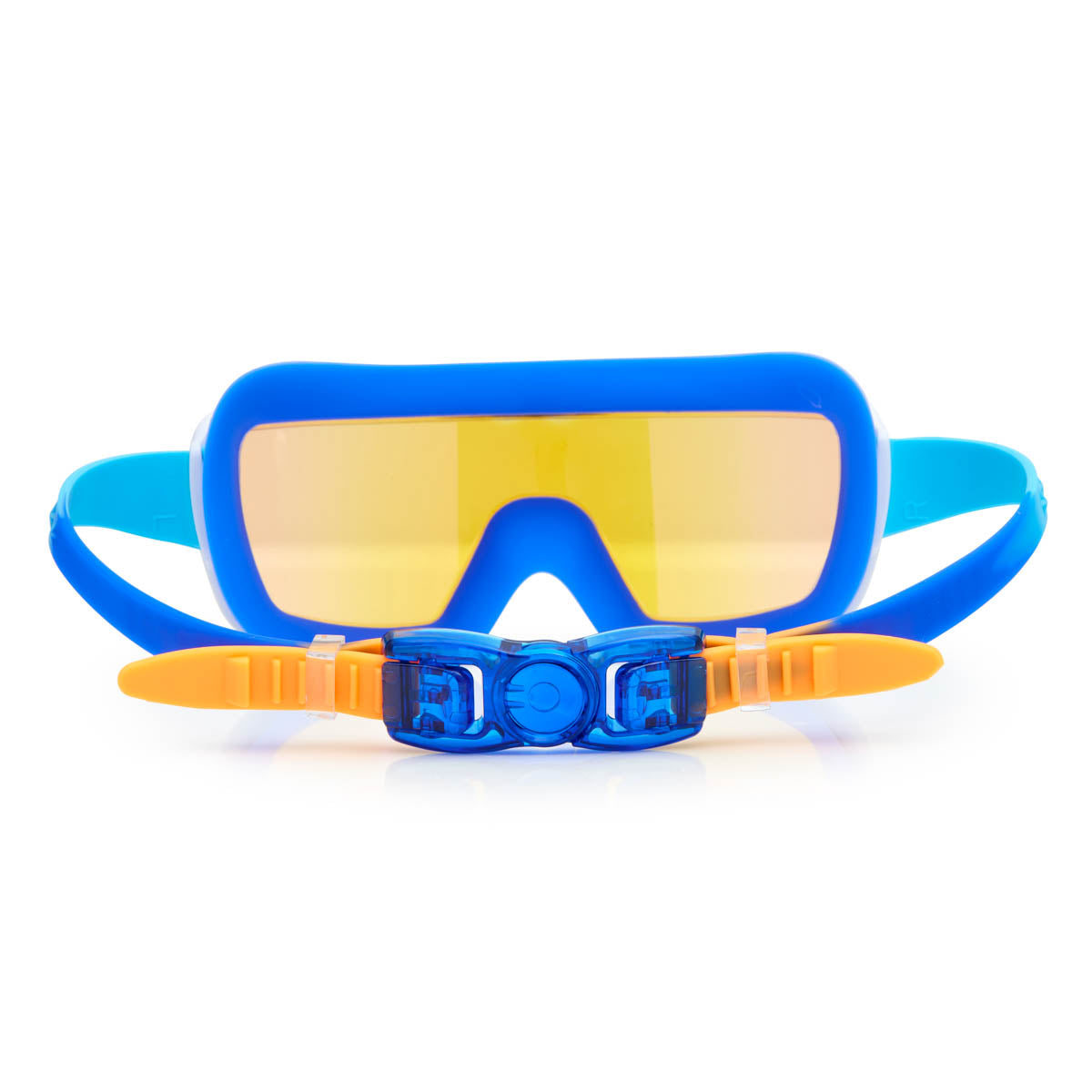 Nanobot Navy Prismatic Kids' Swim Goggles - HoneyBug 