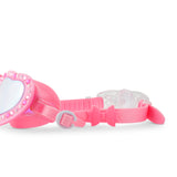 Pink Lace Beautiful Bows Girl Kids' Swim Goggles - HoneyBug 