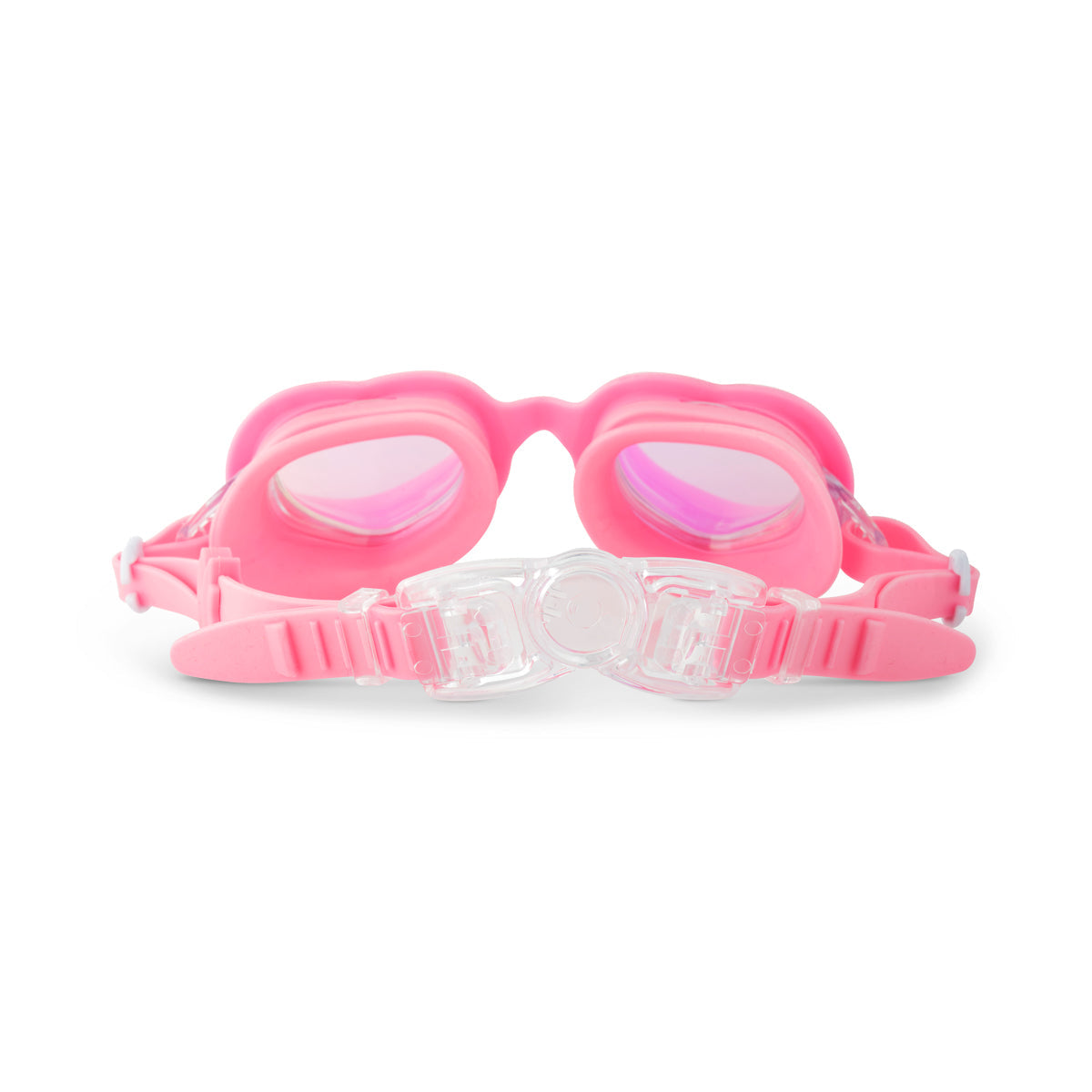 Pink Lace Beautiful Bows Girl Kids' Swim Goggles - HoneyBug 