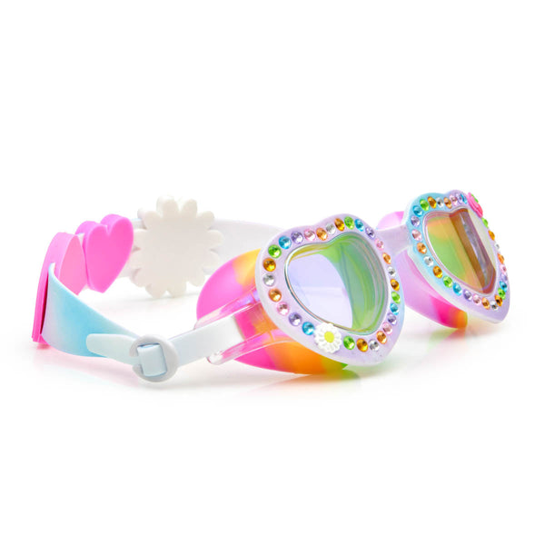 Bright Bouquet of Daisies Swim Goggles by Bling2o - HoneyBug 