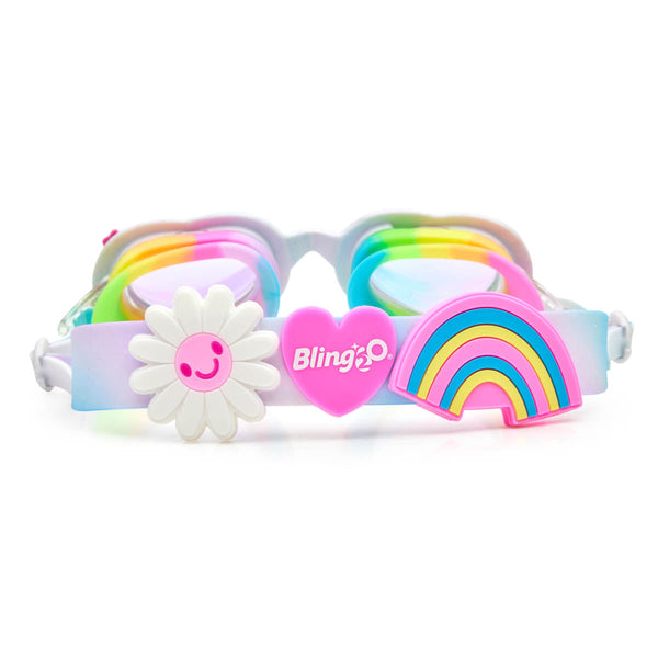 Bright Bouquet of Daisies Swim Goggles by Bling2o - HoneyBug 