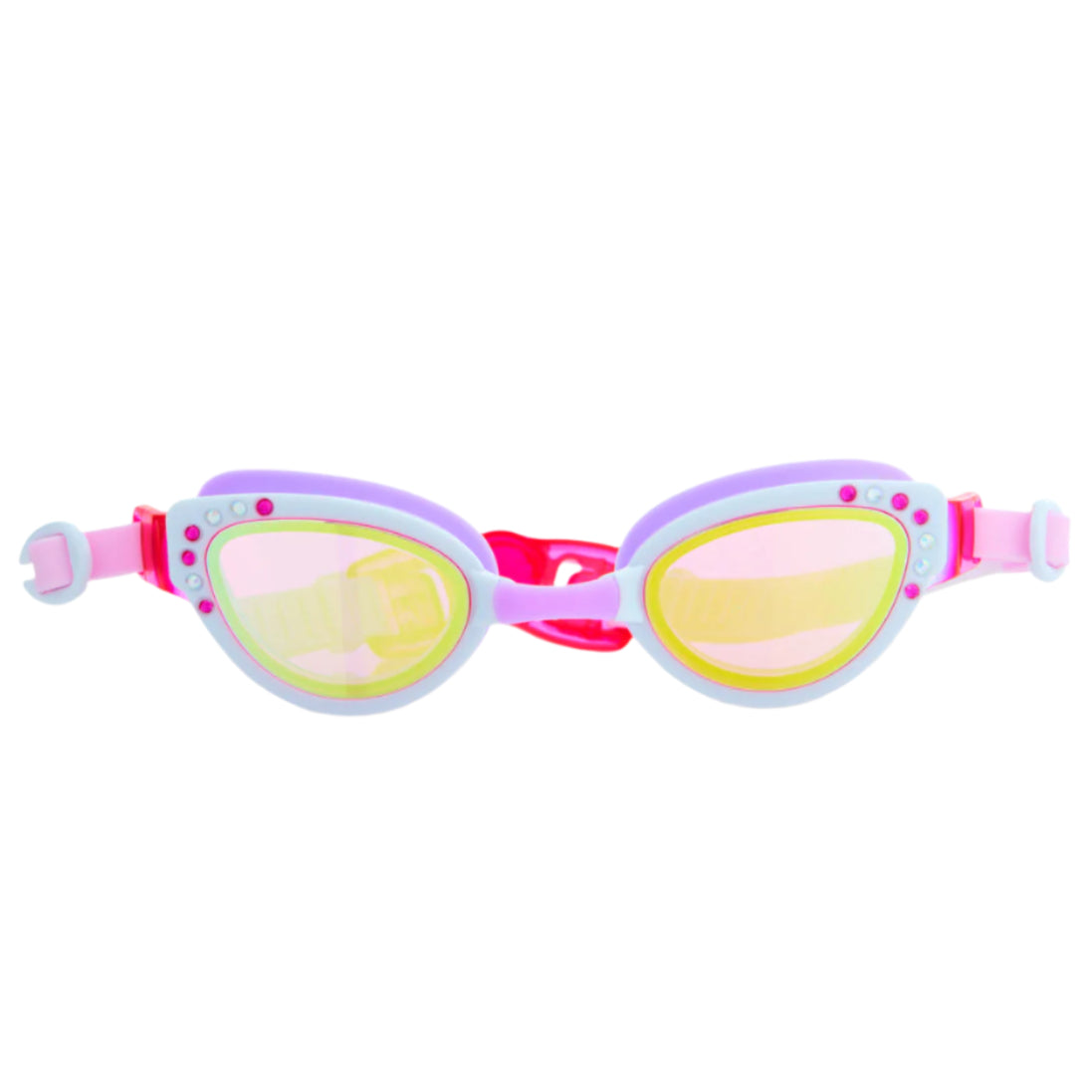 Miss Lux in Diamond Girl Kids' Swim Goggles - HoneyBug 
