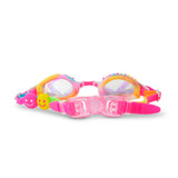 Positively Pink Smile Girl Kids' Swim Goggles - HoneyBug 