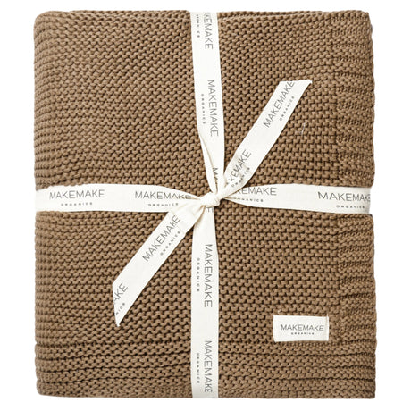 Chunky Knit Throw Blanket - Brown - HoneyBug 