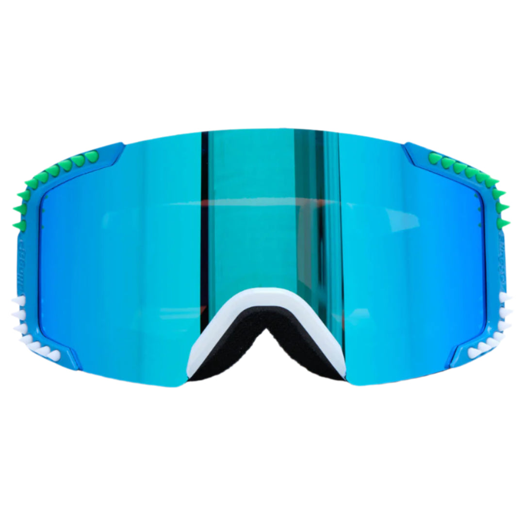 Green Lustrous Frost Kids' Ski Goggles - HoneyBug 