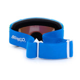 Green Lustrous Frost Kids' Ski Goggles - HoneyBug 