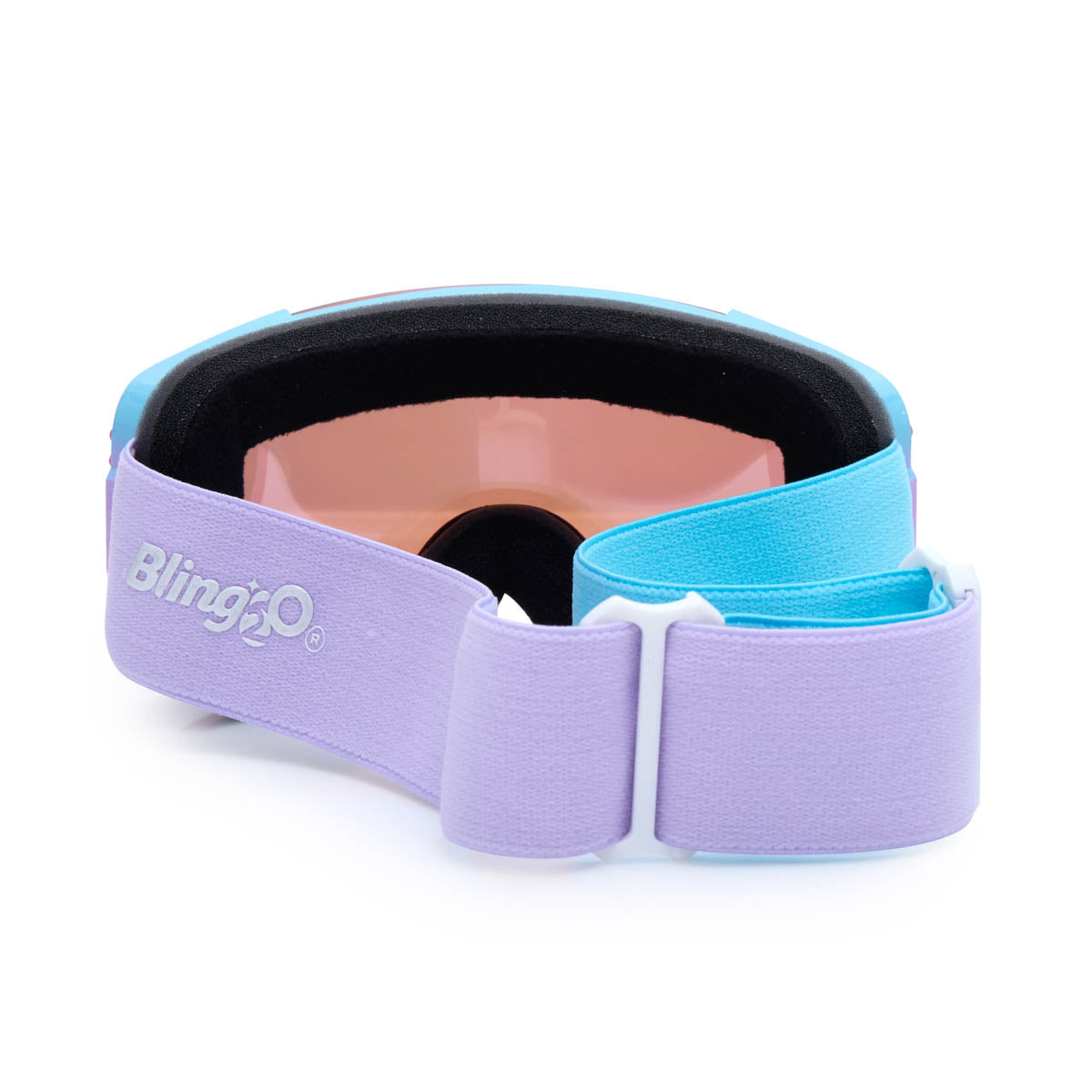 Turquoise Lustrous Frost Kids' Ski Goggles - HoneyBug 