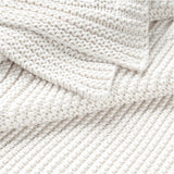 Chunky Knit Throw Blanket - Ivory - HoneyBug 