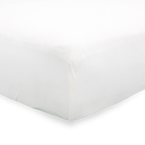 Stretch Knit Crib Sheet - White - HoneyBug 