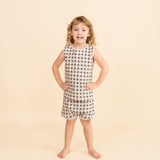 Organic Tank & Tee Shorts Set - Mod Dots - HoneyBug 