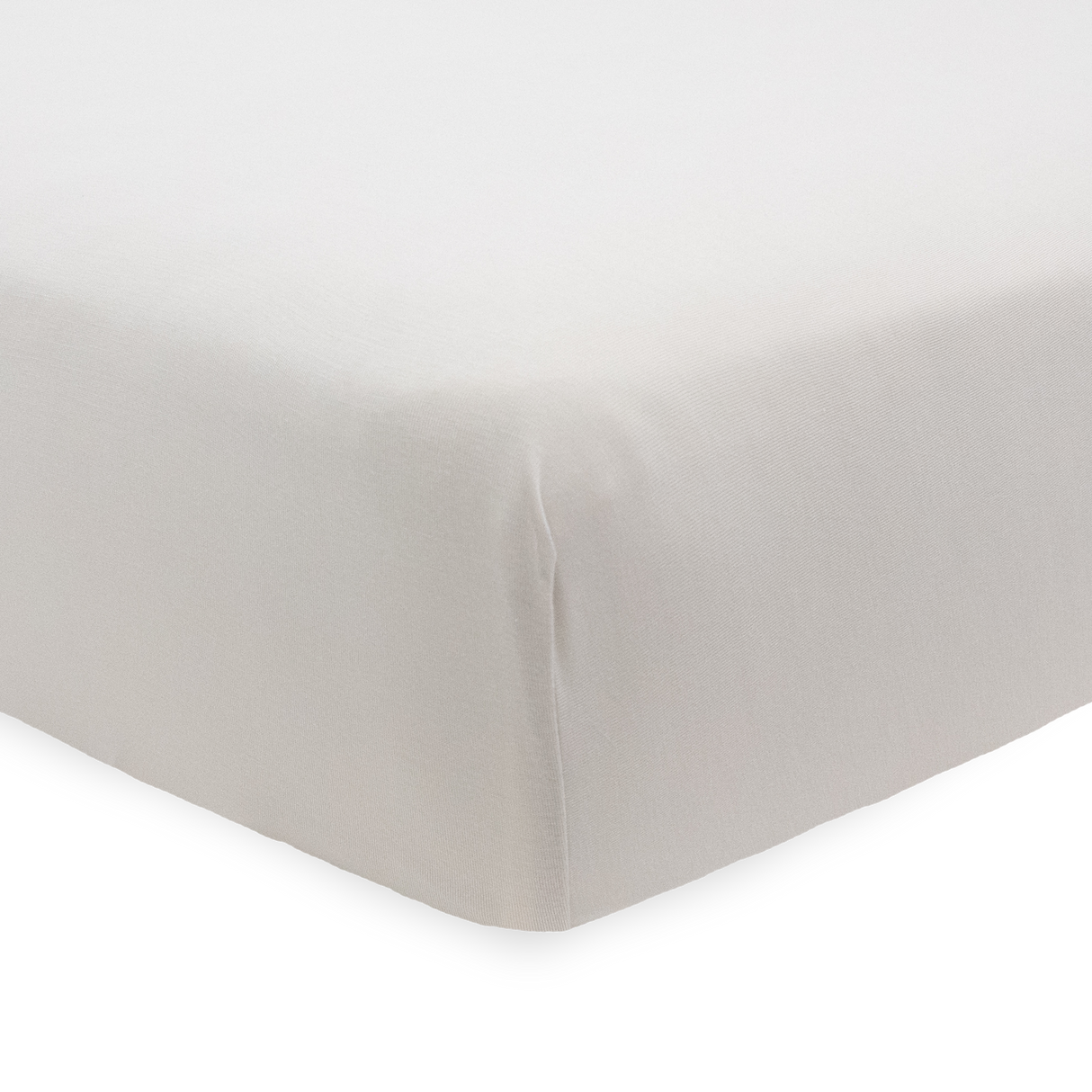 Stretch Knit Crib Sheet - Pebble - HoneyBug 