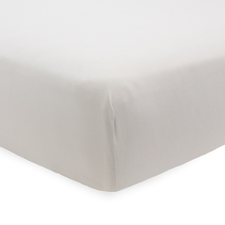 Stretch Knit Crib Sheet - Pebble - HoneyBug 