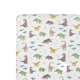 Stretch Knit Crib Sheet - Dino Pals - HoneyBug 