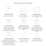 Pink 3.0 Portable Bottle Warmer Adapter Set (Warmer + Four Adapters)