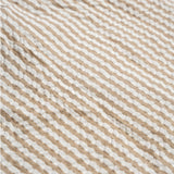 Organic Sleeveless Full Romper - Brown Stripes - HoneyBug 