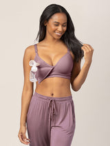 Signature Sublime® Contour Hands-Free Pumping & Nursing Bra | Twilight - HoneyBug 