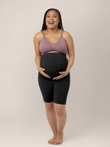Bamboo Seamless No Rub Maternity Thigh Saver | Black - HoneyBug 