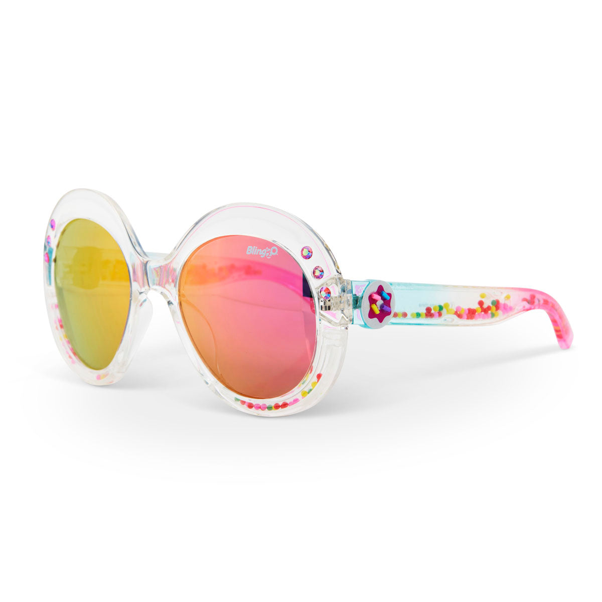 Glass Beach Sprinkle Sunrise Kids' Sunglasses - HoneyBug 