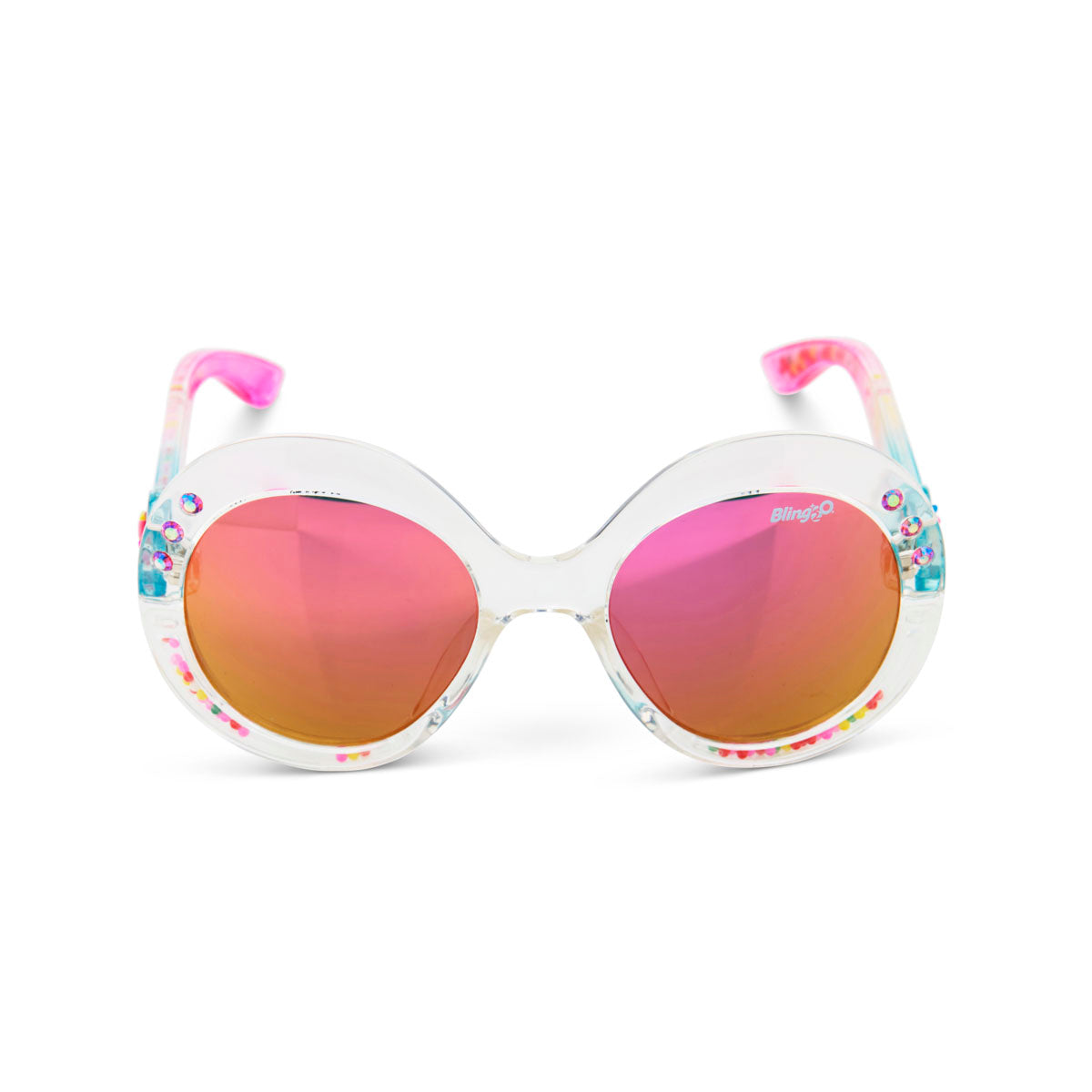 Glass Beach Sprinkle Sunrise Kids' Sunglasses - HoneyBug 