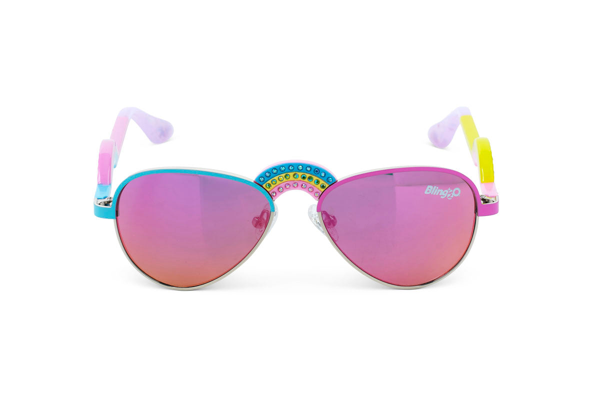 Rising Rainbow Ibiza Beach Kids' Sunglasses - HoneyBug 