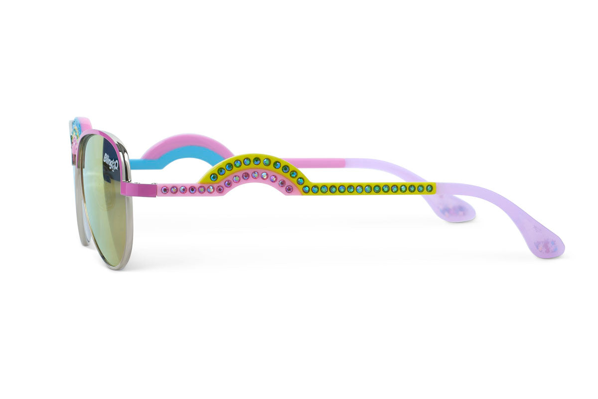 Rising Rainbow Ibiza Beach Kids' Sunglasses - HoneyBug 