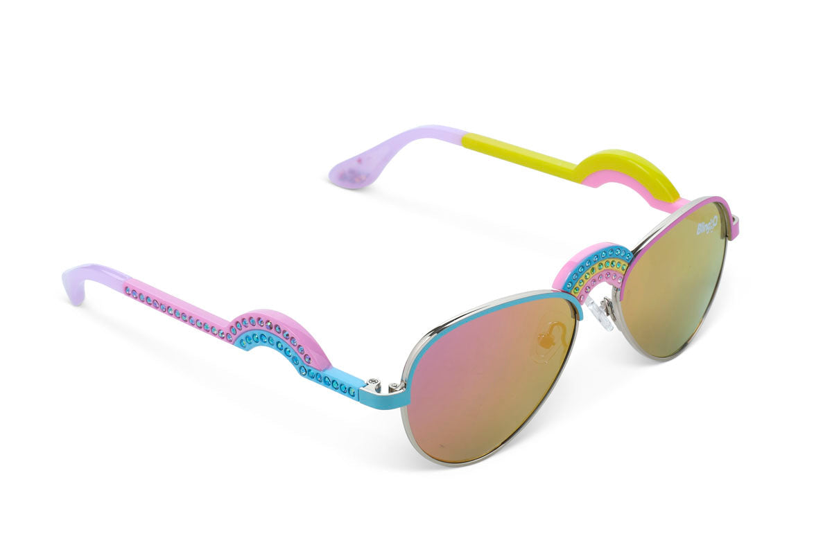 Rising Rainbow Ibiza Beach Kids' Sunglasses - HoneyBug 