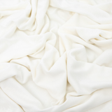 Stretch Knit Swaddle Blanket - White - HoneyBug 